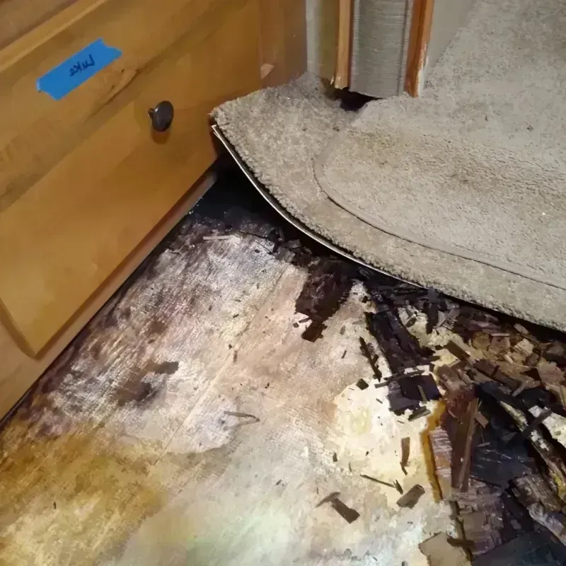 Wood Floor Water Damage in Jefferson, NC